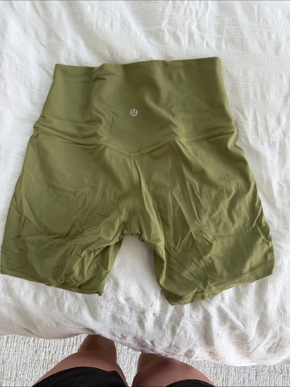 lululemon athletica Olive Green High-Rise Athletic Shorts